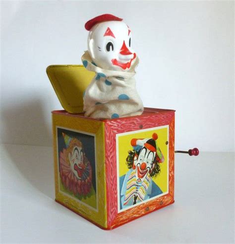 vintage metal jack in the box|1950s jack in the box.